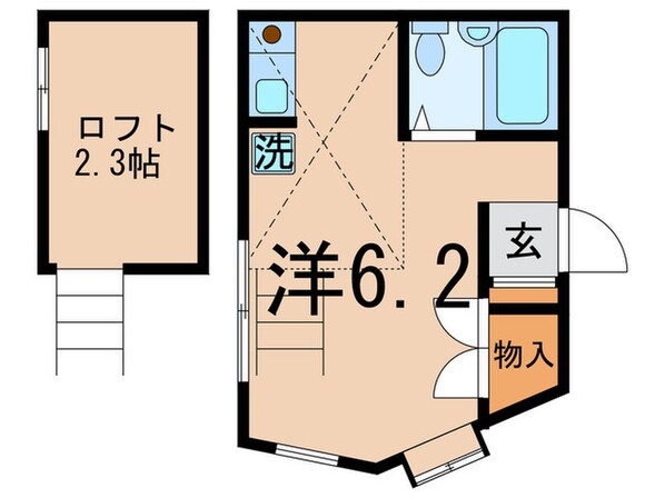 グリ－ンコ－ポ２の物件間取画像